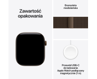 Apple Watch 12 46/Ciemny brąz Alu/Ciemny brąz Mediolańska M/L GPS - 1594099 - zdjęcie 7