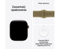 Apple Watch 12 46/Ciemny brąz Alu/Oliwkowy Pasek S/M GPS - 1594058 - zdjęcie 7
