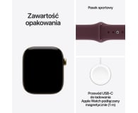 Apple Watch 12 46/Żywe złoto Tytan/Burgundowy Pasek S/M 5G - 1594086 - zdjęcie 7