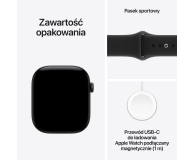 Apple Watch 12 46/Czarny Alu/Czarny Pasek S/M GPS - 1594054 - zdjęcie 7