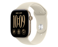 Smartwatch LTE Apple Watch 12 42/Jasne złoto Alu/Piaskowy Pasek M/L 5G