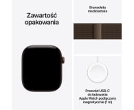 Apple Watch 12 42/Ciemny brąz Alu/Ciemny brąz Mediolańska GPS - 1594100 - zdjęcie 7