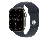 Apple Watch 12 42/Naturalny tytan/Granatowy Pasek S/M 5G - 1594076 - zdjęcie 1