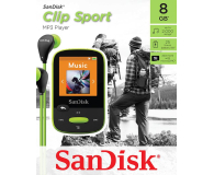 SanDisk Clip Sport 8GB limonkowy (słuchawki, FM, LCD) - 173420 - zdjęcie 4