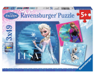 Ravensburger Puzzle 3x49 Elsa, Anna i Olaf - 206836 - zdjęcie 1
