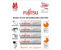 Fujitsu R6/AA białe 1900 mAh  (4 szt.) blister  - 265984 - zdjęcie 1