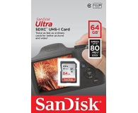 SanDisk 64GB SDXC Ultra Class10 80MB/s UHS-I - 267052 - zdjęcie 4