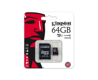 Kingston 64GB microSDXC Class10 zapis 10MB/s odczyt 45MB/s - 263201 - zdjęcie 3