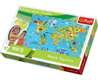 Trefl Edukacyjne Mapa Świata - 263162 - zdjęcie 1