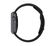 Apple Silikonowy do Apple Watch 38 mm czarno-stalowy - 273637 - zdjęcie 4