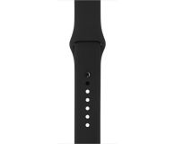 Apple Silikonowy do Apple Watch 38 mm czarno-stalowy - 273637 - zdjęcie 3
