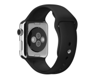Apple Silikonowy do Apple Watch 38 mm czarno-szary - 273638 - zdjęcie 1