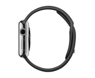 Apple Silikonowy do Apple Watch 38 mm czarno-szary - 273638 - zdjęcie 3
