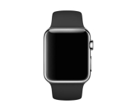 Apple Silikonowy do Apple Watch 38 mm czarno-szary - 273638 - zdjęcie 5