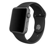 Apple Silikonowy do Apple Watch 42 mm czarno-szary - 273655 - zdjęcie 2