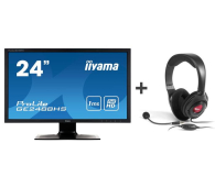 iiyama GE2488HS (DVI-D, HDMI) + Słuchawki HS-800 - 221804 - zdjęcie 1