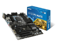 MSI B150 PC MATE (2xPCI-E DDR4) - 260426 - zdjęcie 1