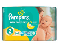 Pampers New Baby Dry 2 Mini 3-6kg 43szt - 256808 - zdjęcie 2