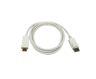 SHIRU Displayport (M)->HDMI (M) 1,8m biały - 327243 - zdjęcie 1