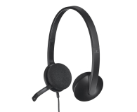 Logitech H340 Headset czarne z mikrofonem - 120306 - zdjęcie 1