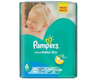 Pampers Active Baby Dry 6 Extra Large 15kg+ 42szt - 258032 - zdjęcie 1