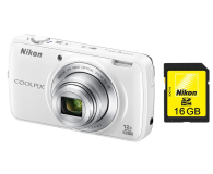 Nikon Coolpix S810C biały + karta 16GB - 252170 - zdjęcie 1