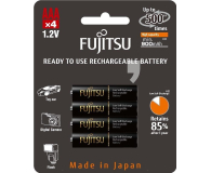 Fujitsu BLACK R03/AAA 900mAh (4 szt) blister  - 299179 - zdjęcie 1