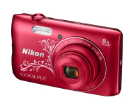 Nikon Coolpix A300 czerwony z ornamentem - 314043 - zdjęcie 5