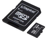 Kingston 8GB microSDHC UHS-I zapis 20MB/s odczyt 90MB/s - 322330 - zdjęcie 2