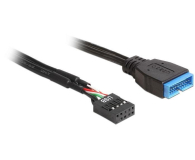 Delock Kabel USB 2.0 9pin - USB 3.0 15pin 0,3m - 182115 - zdjęcie 1