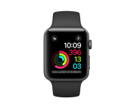Apple Watch 38/Space Gray Aluminium/Black Sport Band - 325407 - zdjęcie 2