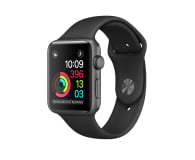 Apple Watch 38/Space Gray Aluminium/Black Sport Band - 325407 - zdjęcie 1