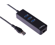 SHIRU Hub 3x USB3.0 + Gigabit Ethernet - 338300 - zdjęcie 1