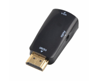 SHIRU Adapter HDMI - VGA, Audio (Minijack 3,5mm) - 341738 - zdjęcie 2