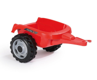 Smoby Traktor na pedały XL z przyczepą czerwony - 349283 - zdjęcie 4