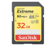 SanDisk 32GB SDHC Extreme zapis 40MB/s odczyt 90MB/s - 329660 - zdjęcie 1
