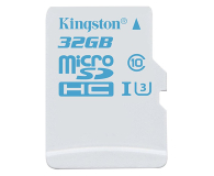 Kingston 32GB microSDHC UHS-I U3 zapis 45MB/s odczyt 90MB/s - 297165 - zdjęcie 1