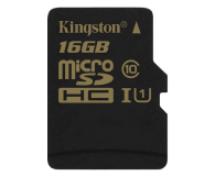 Kingston 16GB microSDHC Class10 zapis 45MB/s odczyt 90MB/s - 185516 - zdjęcie 1