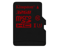 Kingston 32GB microSDHC UHS-I U3 zapis 80MB/s odczyt 90MB/s - 219777 - zdjęcie 1