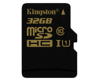 Kingston 32GB microSDHC Class10 zapis 45MB/s odczyt 90MB/s - 185519 - zdjęcie 1