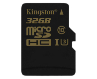 Kingston 32GB microSDHC UHS-I U3 zapis 45MB/s odczyt 90MB/s - 352867 - zdjęcie 1