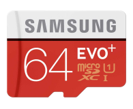 Samsung 64GB microSDXC Evo+ zapis 20MB/s odczyt 80MB/s  - 241030 - zdjęcie 1