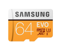 Samsung 64GB microSDXC Evo zapis 60MB/s odczyt 100MB/s - 360776 - zdjęcie 1