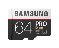 Samsung 64GB microSDXC Pro Plus zapis90MB/s odczyt100MB/s - 360765 - zdjęcie 1