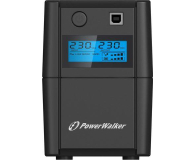 Power Walker VI 650 SE (650VA/360W, 2xSchuko, AVR, USB, LCD) - 359594 - zdjęcie 2